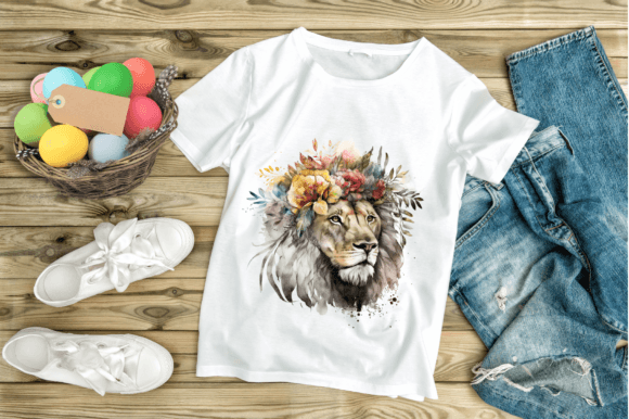 Download Watercolor Lion Illustration Cliparts - Lion Collection