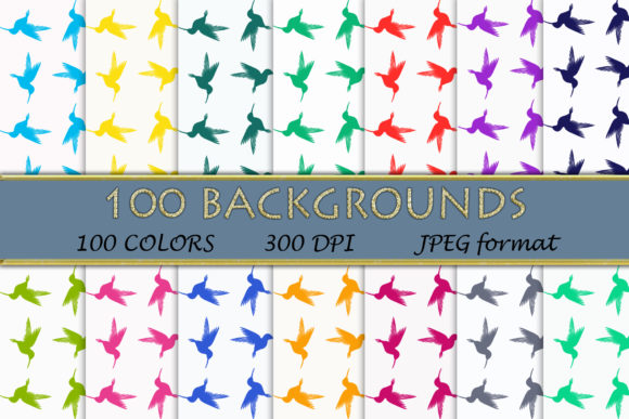 Download 100 Bird Pattern Digital Papers - Bird pattern Collection