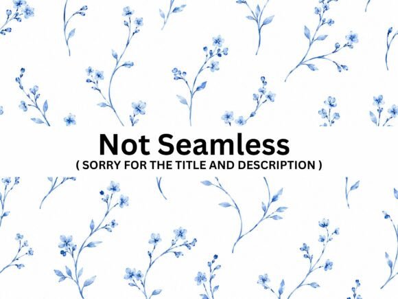 Download Minimal Blue Vine Floral Pattern - Minimal Collection