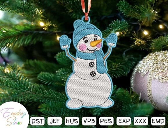 Download Christmas Ornament Machine Embroidery - Premium Resources