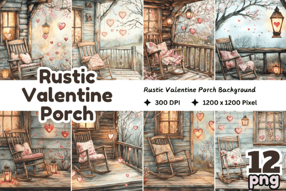 Download Rustic Valentine Porch - Rustic valentine Collection
